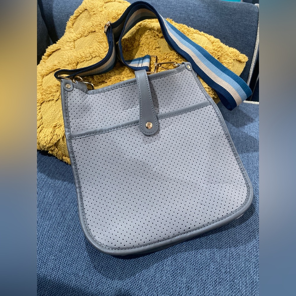 Threaded Pear Neoprene Courier Bag with “Choose Your Own” Wide Strap